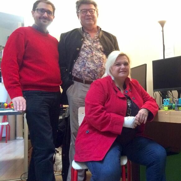 Raphaël Sancho, Franck Spengler et Sylvie Sanchez